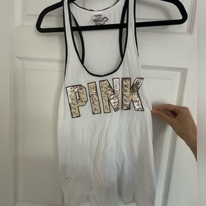 Victoria’s Secret PINK Sequin Tank Top